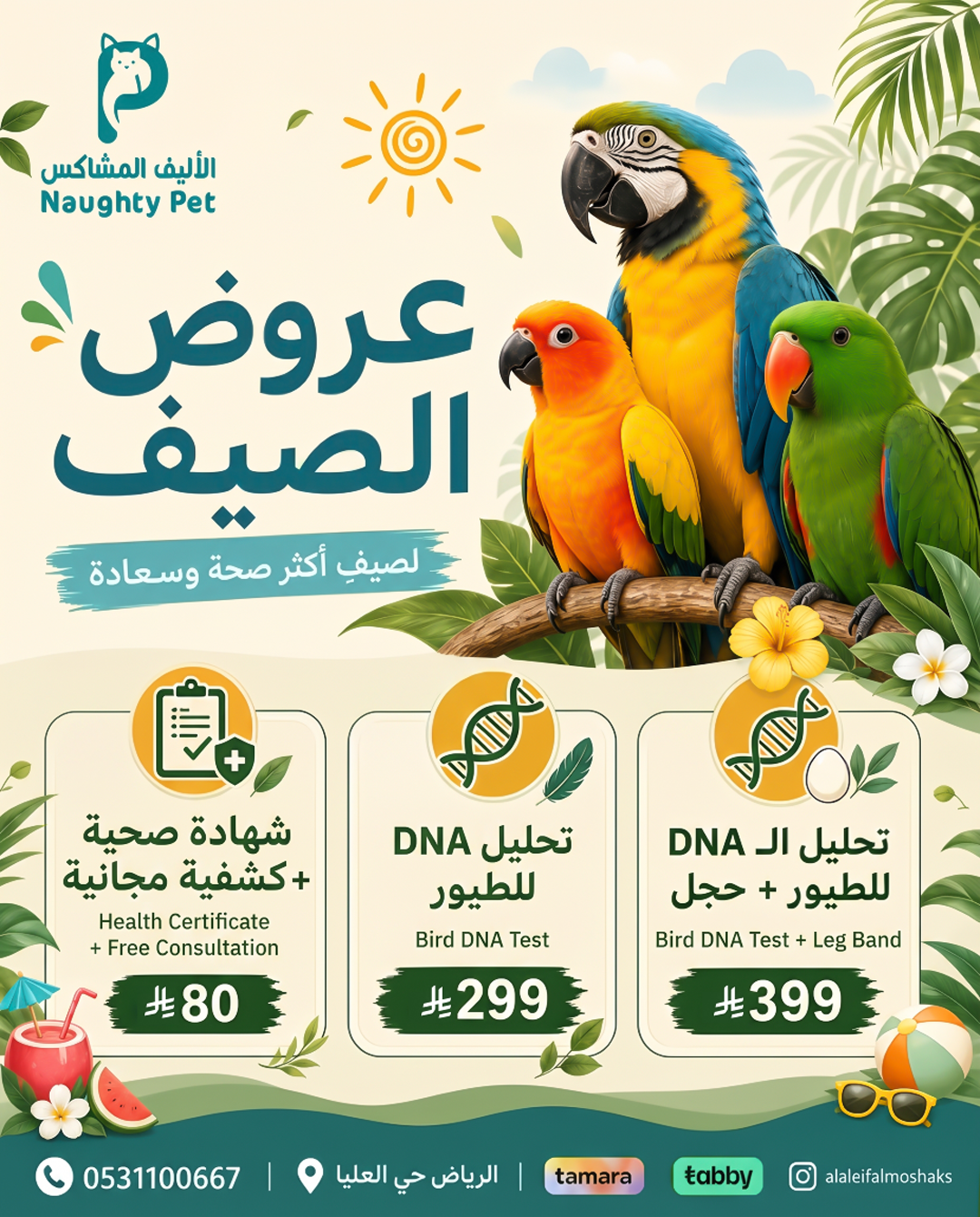 عرض الطيور